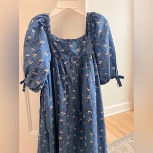 Janie and Jack Blue Floral Dress